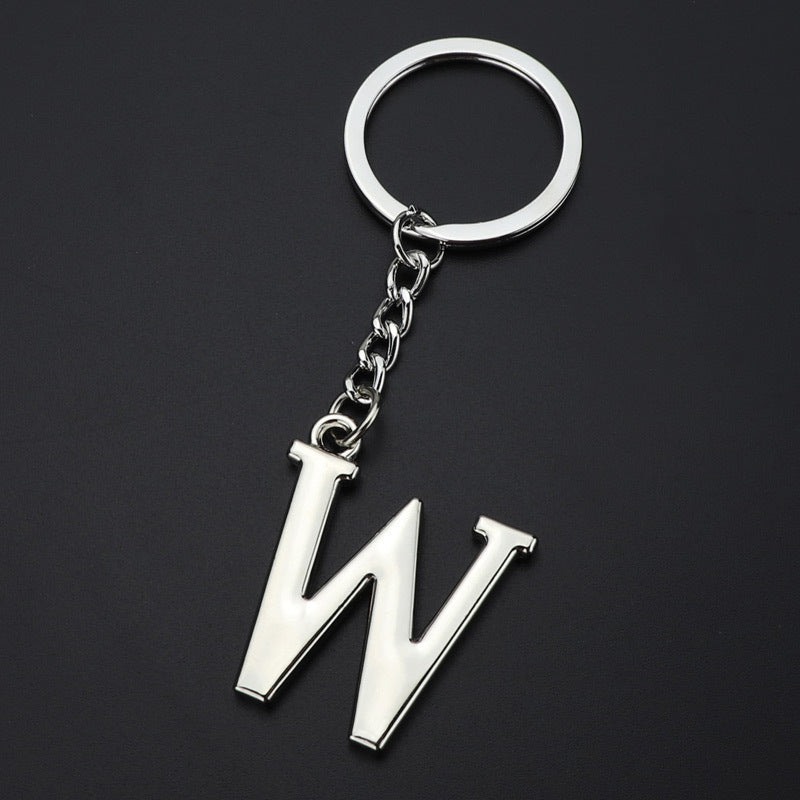 English Alphabet Letter Keychain