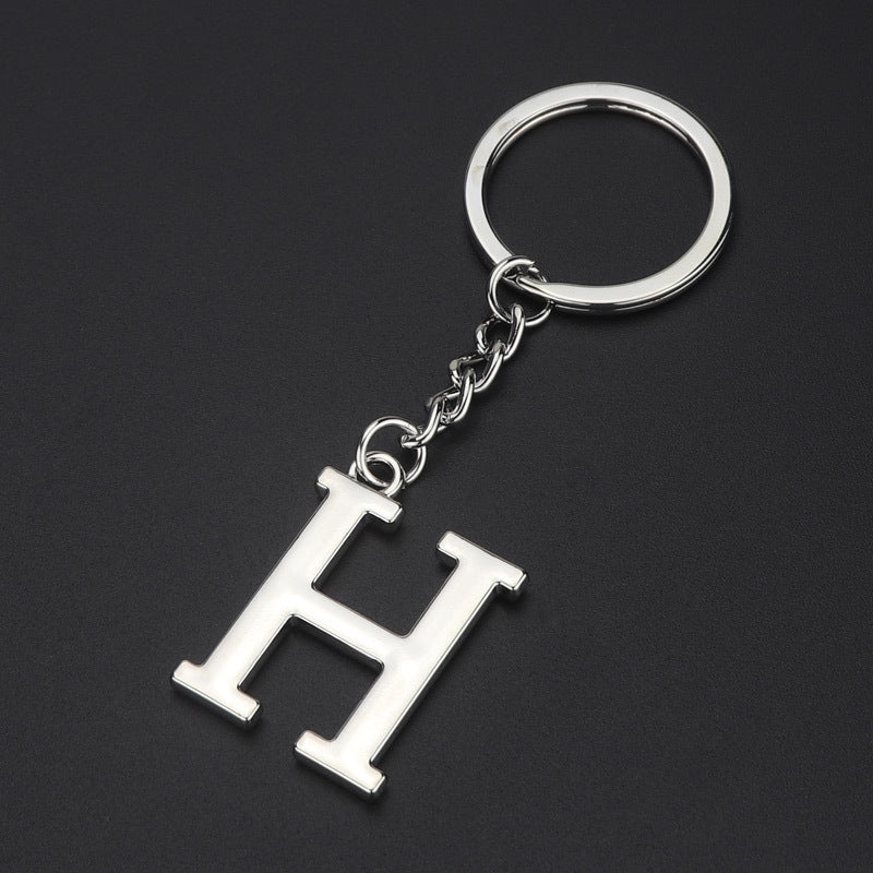 English Alphabet Letter Keychain
