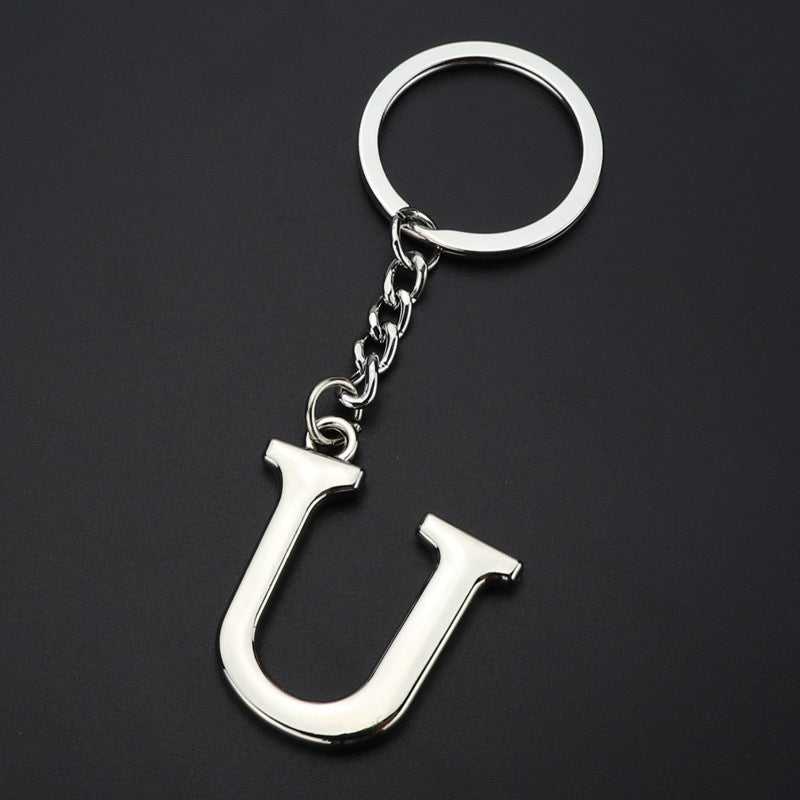 English Alphabet Letter Keychain