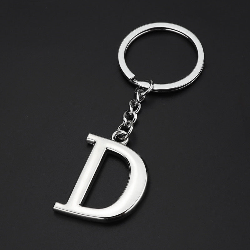 English Alphabet Letter Keychain
