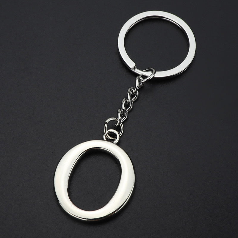 English Alphabet Letter Keychain