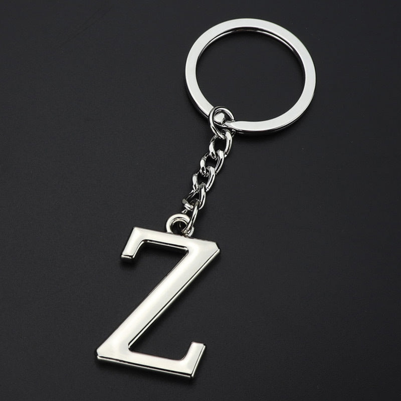 English Alphabet Letter Keychain