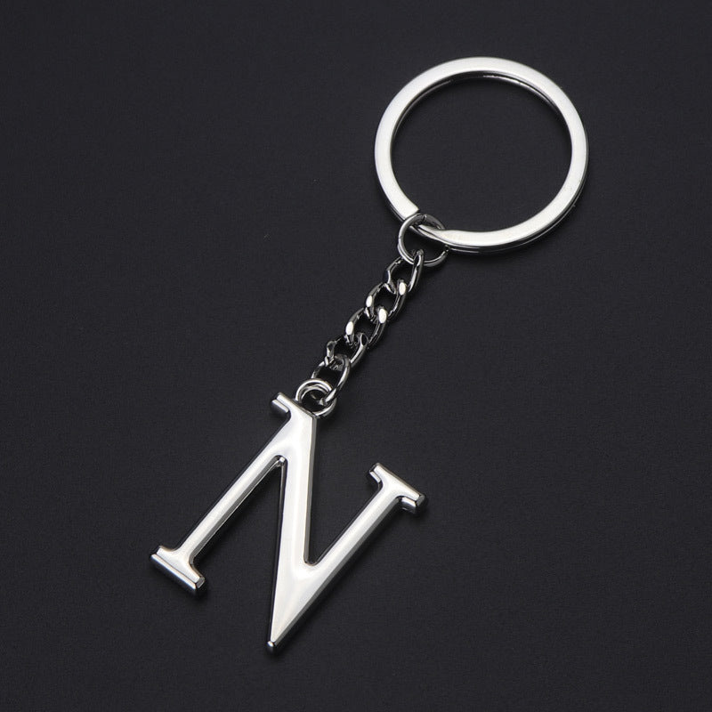 English Alphabet Letter Keychain