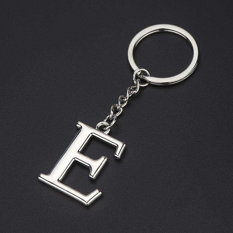 English Alphabet Letter Keychain
