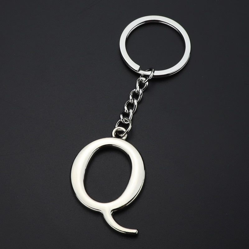 English Alphabet Letter Keychain