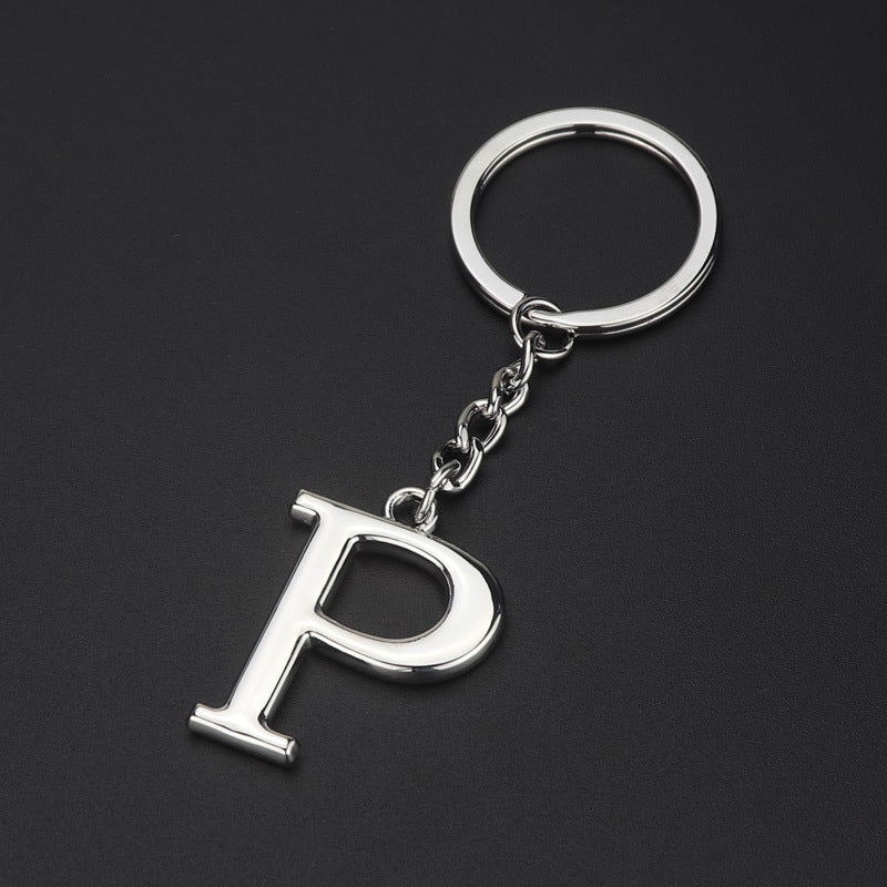 English Alphabet Letter Keychain