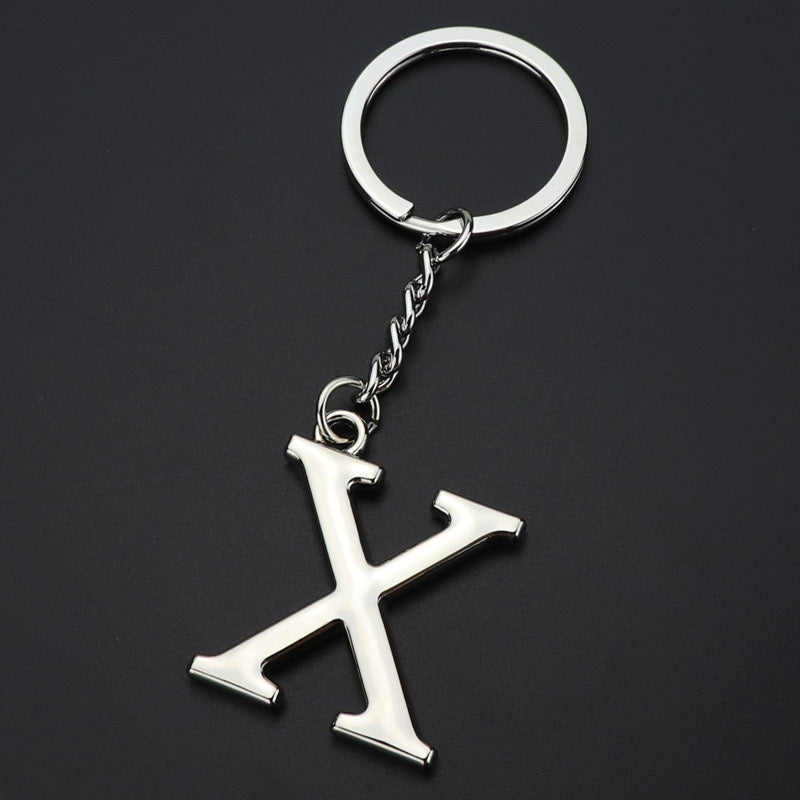 English Alphabet Letter Keychain