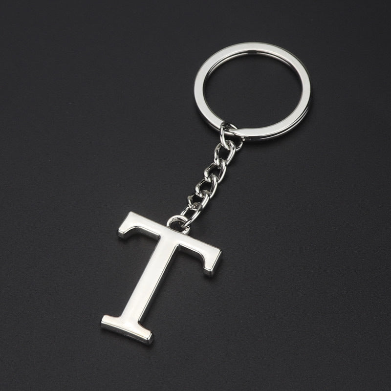 English Alphabet Letter Keychain