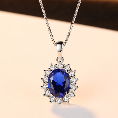 Kashmir Velvet Blue Pendant