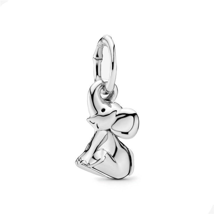 Dog Pendant 925 Silver DIY Labrador Dog Pendant Singapore Cartoon Dog Pug Bracelet Accessories