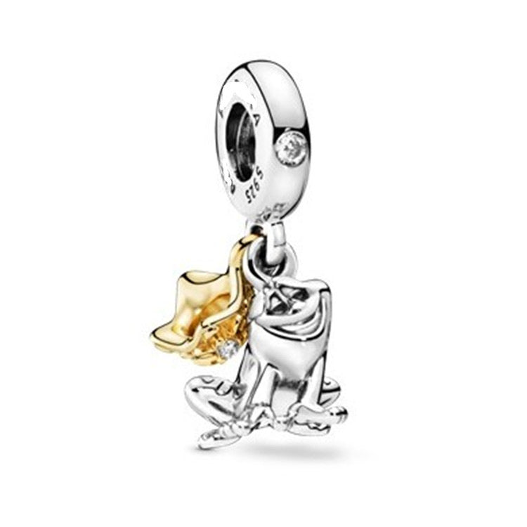 Dog Pendant 925 Silver DIY Labrador Dog Pendant Singapore Cartoon Dog Pug Bracelet Accessories