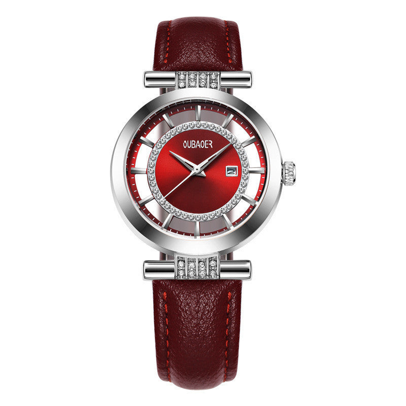 Fashion Rhinestone Personalized Hollow Watch