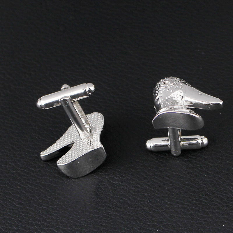 Shirt Dress Duck HEad Pattern Cufflinks Cufflinks