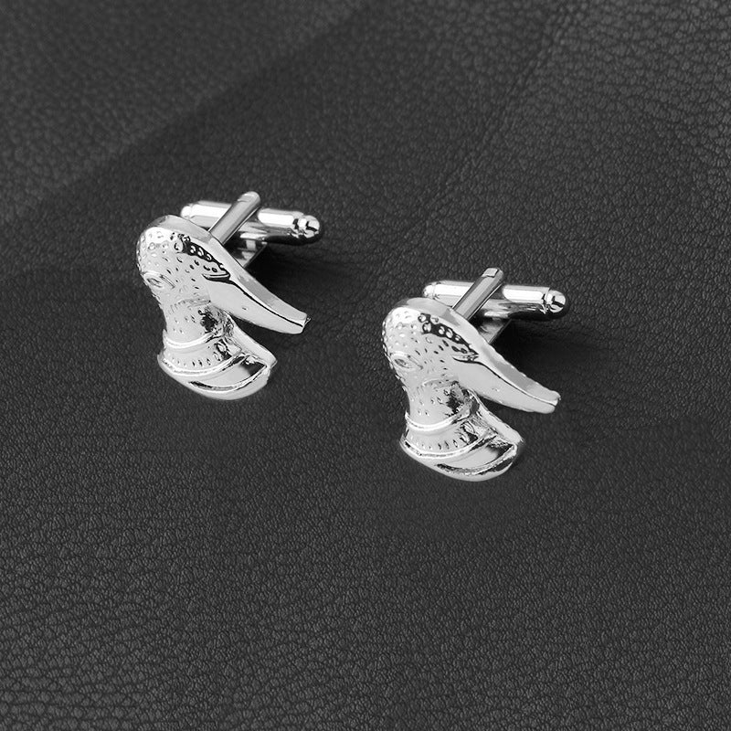 Shirt Dress Duck HEad Pattern Cufflinks Cufflinks