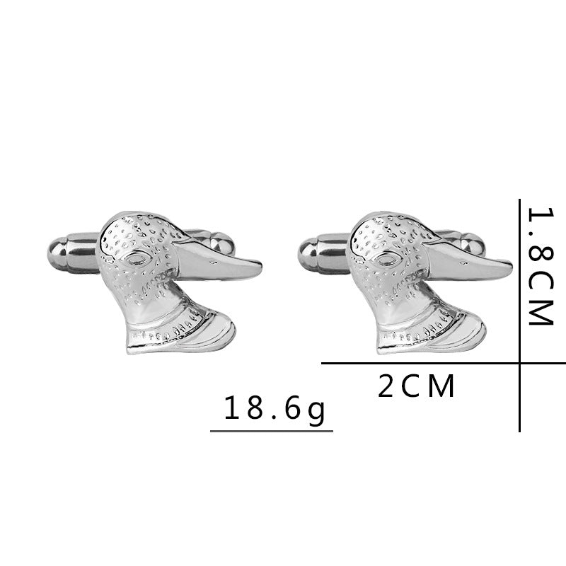 Shirt Dress Duck HEad Pattern Cufflinks Cufflinks