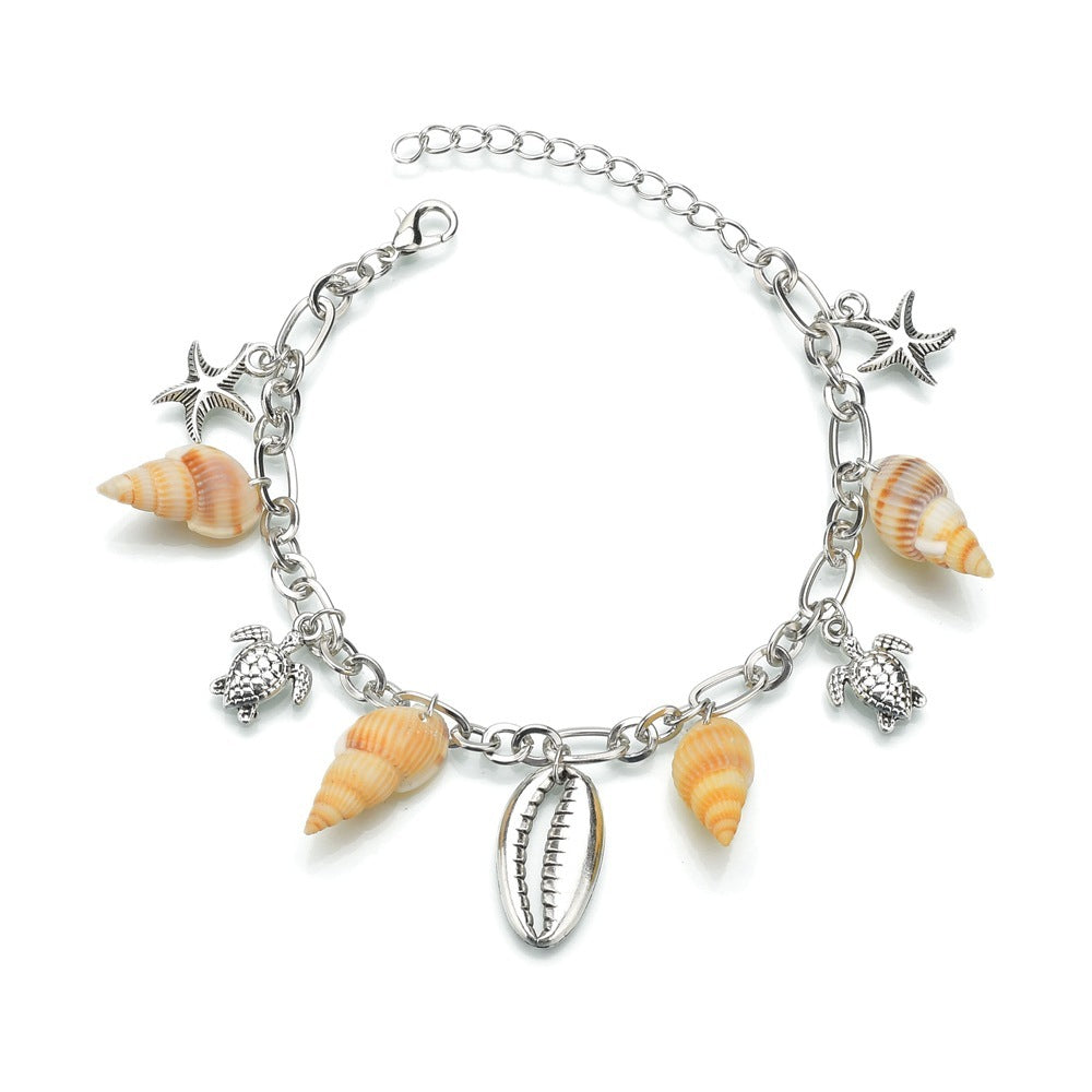 Natural Shell Beach Anklet Female Tortoise Anklet