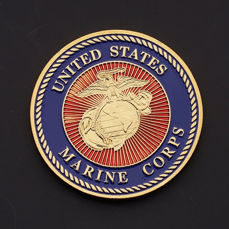 Marine Corps Medal Small Gift Creative Military Badge Strength Skull Coin Coin Gift