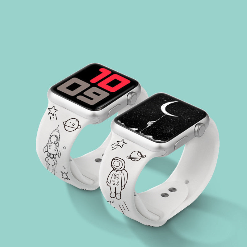 Astronaut Creative Print Fashion Strap