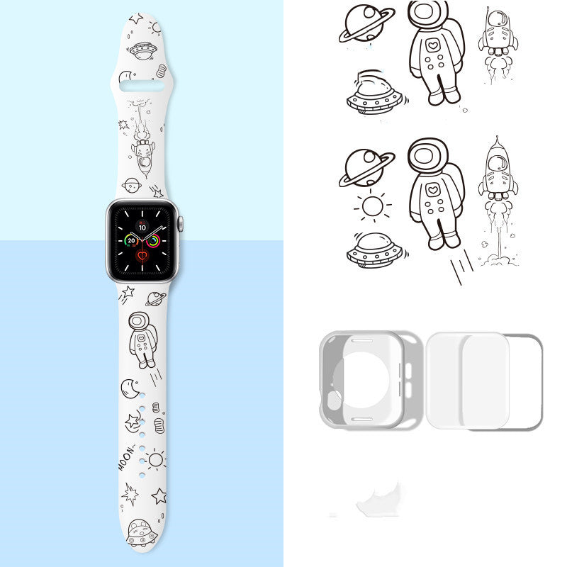 Astronaut Creative Print Fashion Strap