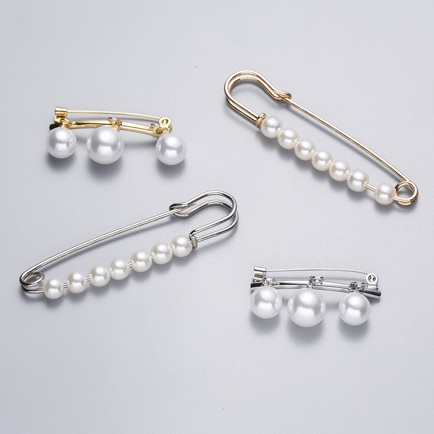 Creative New Pearl Horizontal Big Brooch