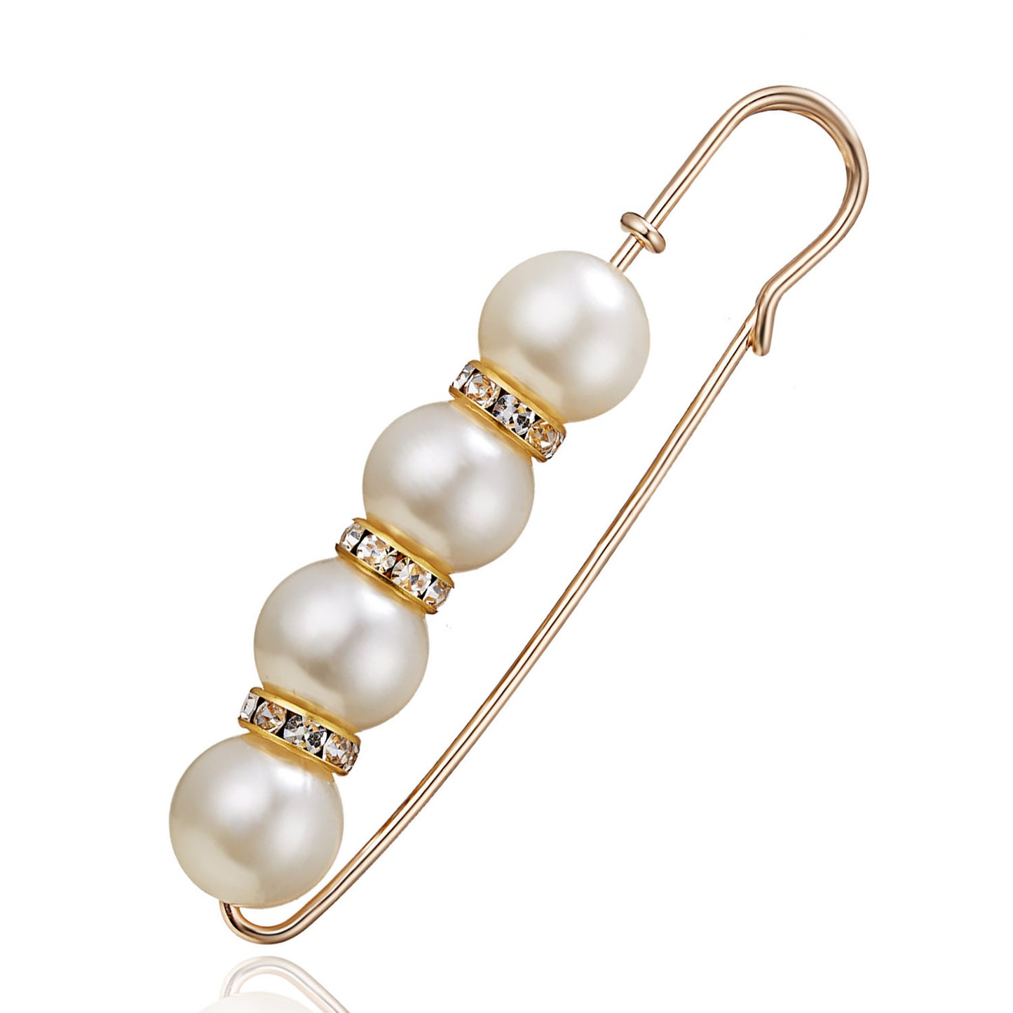 Creative New Pearl Horizontal Big Brooch