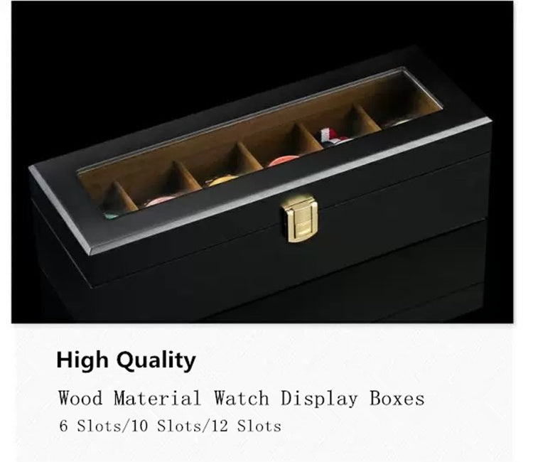 Wooden Watch Display Organizer