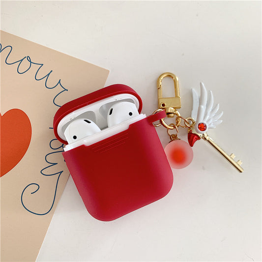 Compatible with Apple, The Protective Cover Is Suitable For The Cute AirPods Pro Bluetooth Headset Silicone Case Cover