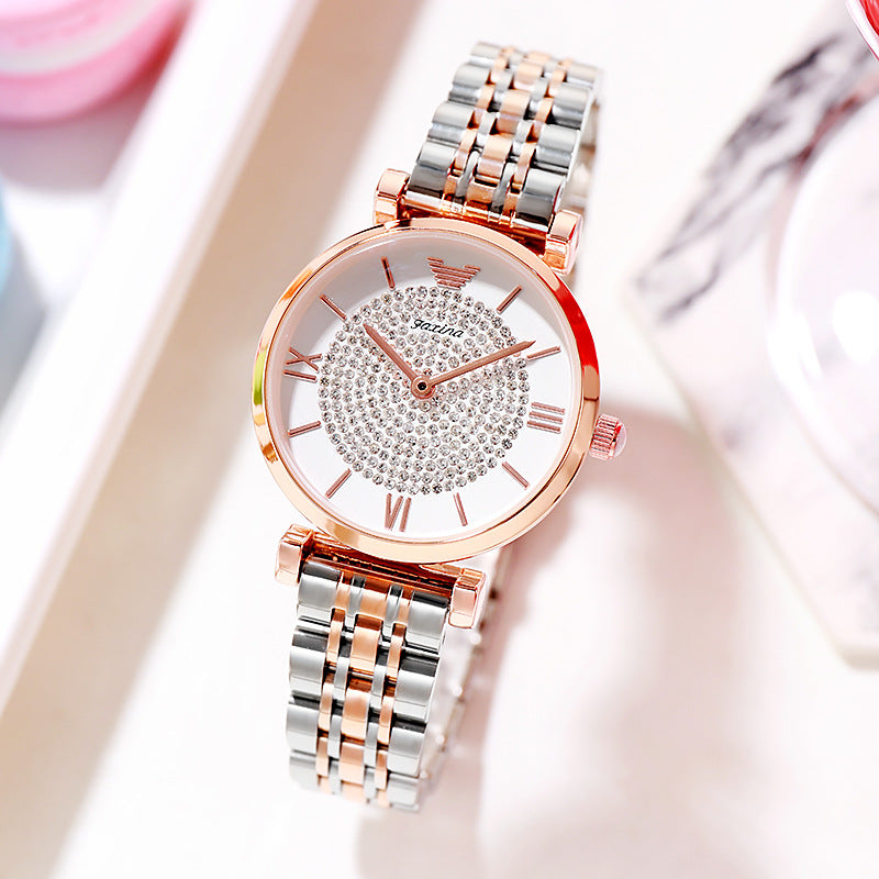 Watch Jewelry Necklace Full Of Star Watch Electronic Watch Set