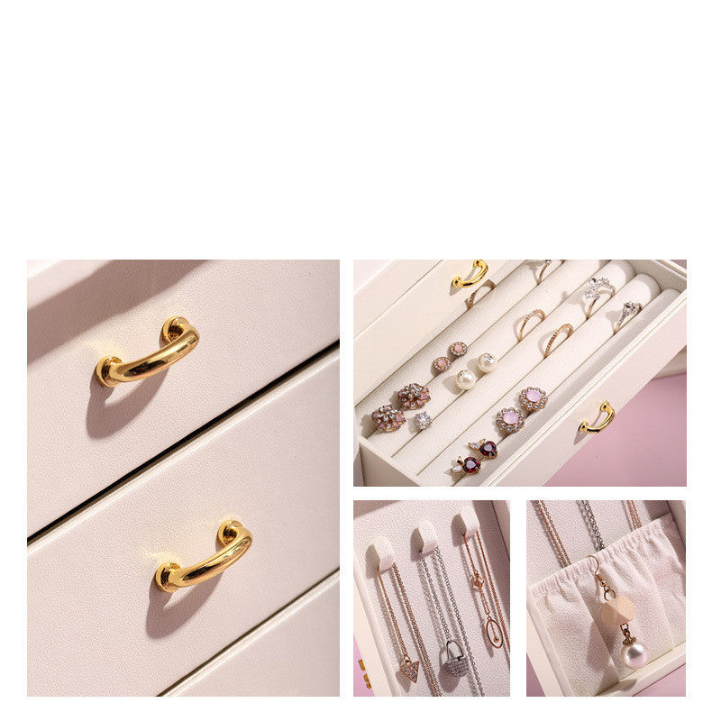 Leather 5-Layer Jewelry Box
