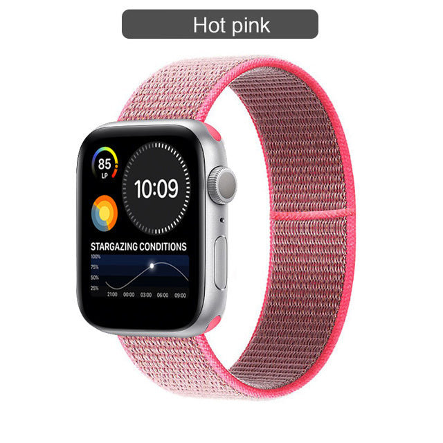 Compatible with Apple, The Watch Band Is Suitable For Watch Nylon Loop Iwatch3456 Sports Se Six Representative Band Manufacturers