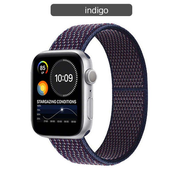 Compatible with Apple, The Watch Band Is Suitable For Watch Nylon Loop Iwatch3456 Sports Se Six Representative Band Manufacturers