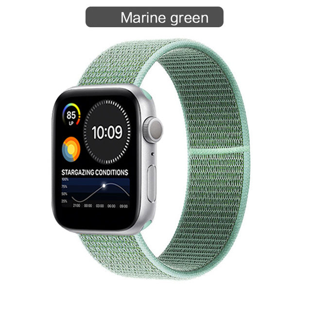 Compatible with Apple, The Watch Band Is Suitable For Watch Nylon Loop Iwatch3456 Sports Se Six Representative Band Manufacturers