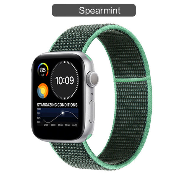 Compatible with Apple, The Watch Band Is Suitable For Watch Nylon Loop Iwatch3456 Sports Se Six Representative Band Manufacturers