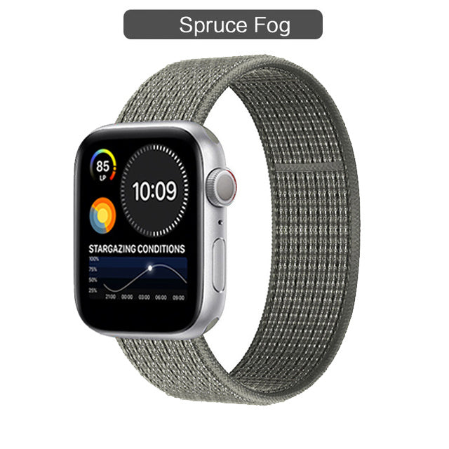 Compatible with Apple, The Watch Band Is Suitable For Watch Nylon Loop Iwatch3456 Sports Se Six Representative Band Manufacturers