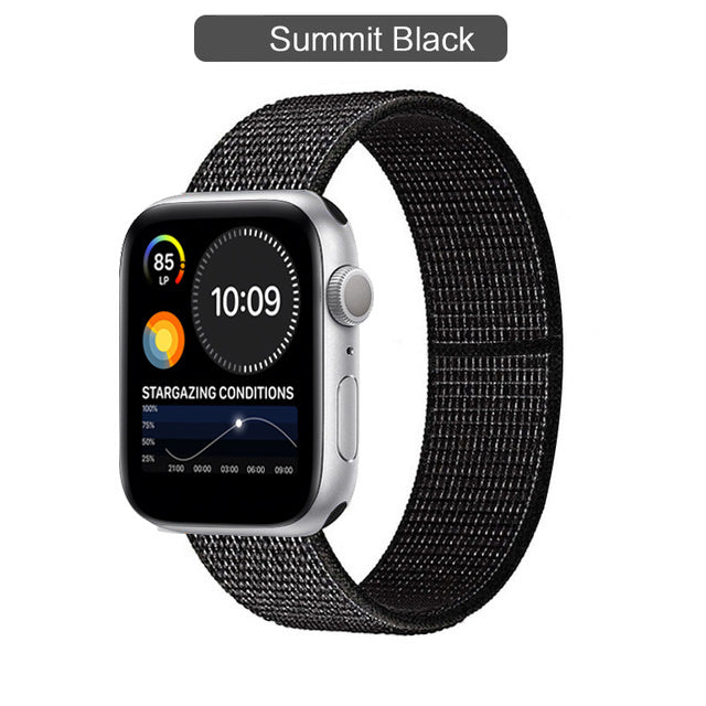 Compatible with Apple, The Watch Band Is Suitable For Watch Nylon Loop Iwatch3456 Sports Se Six Representative Band Manufacturers