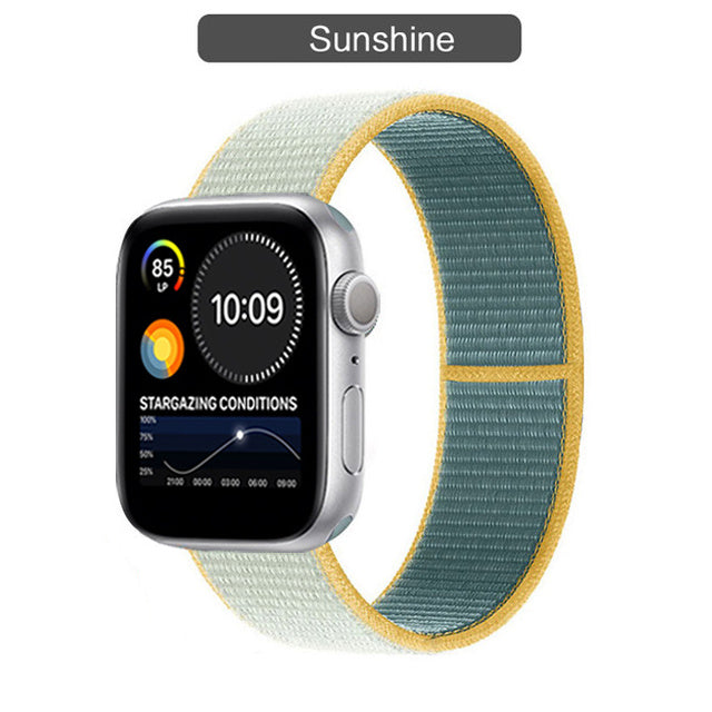 Compatible with Apple, The Watch Band Is Suitable For Watch Nylon Loop Iwatch3456 Sports Se Six Representative Band Manufacturers