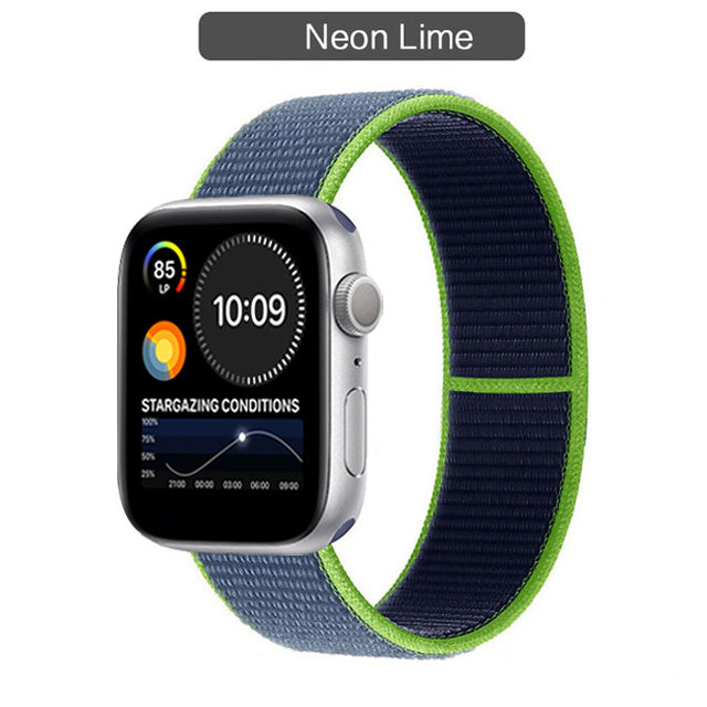 Compatible with Apple, The Watch Band Is Suitable For Watch Nylon Loop Iwatch3456 Sports Se Six Representative Band Manufacturers