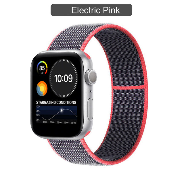 Compatible with Apple, The Watch Band Is Suitable For Watch Nylon Loop Iwatch3456 Sports Se Six Representative Band Manufacturers