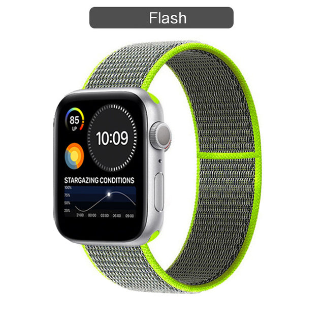 Compatible with Apple, The Watch Band Is Suitable For Watch Nylon Loop Iwatch3456 Sports Se Six Representative Band Manufacturers