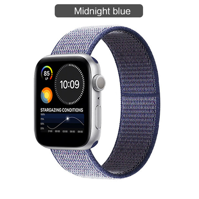 Compatible with Apple, The Watch Band Is Suitable For Watch Nylon Loop Iwatch3456 Sports Se Six Representative Band Manufacturers