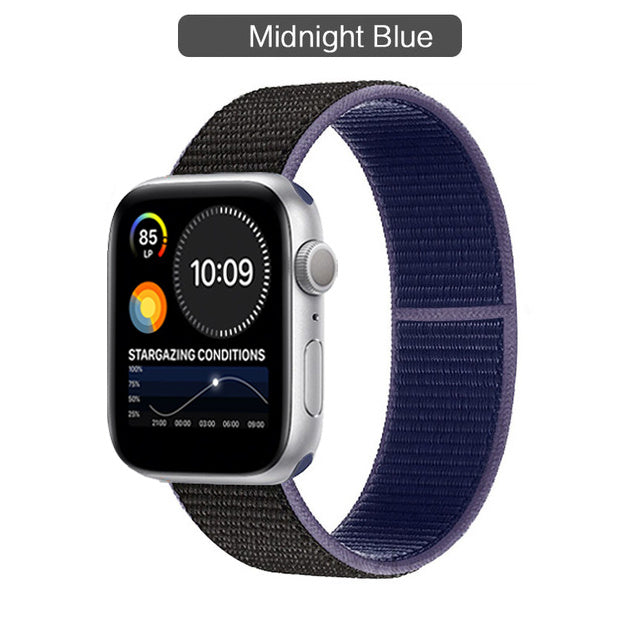 Compatible with Apple, The Watch Band Is Suitable For Watch Nylon Loop Iwatch3456 Sports Se Six Representative Band Manufacturers