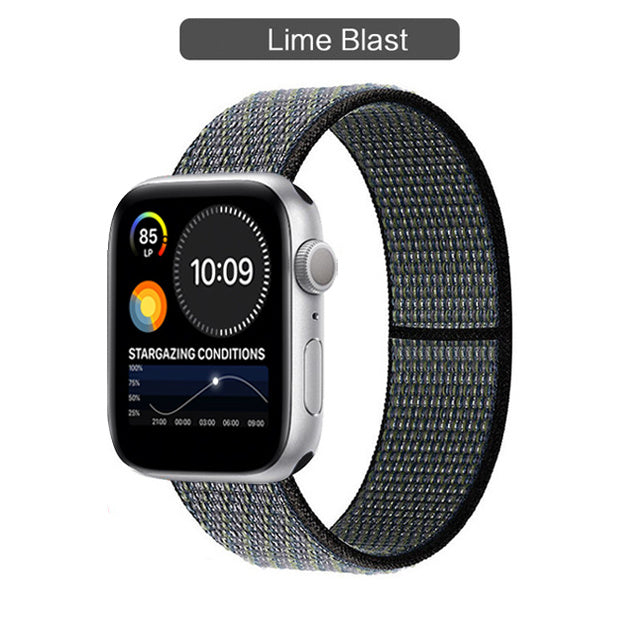 Compatible with Apple, The Watch Band Is Suitable For Watch Nylon Loop Iwatch3456 Sports Se Six Representative Band Manufacturers