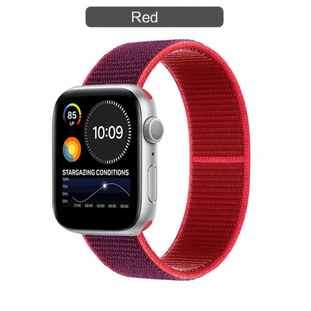 Compatible with Apple, The Watch Band Is Suitable For Watch Nylon Loop Iwatch3456 Sports Se Six Representative Band Manufacturers