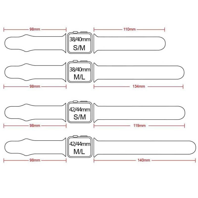 Watch Strap Rubber Silicone Strap