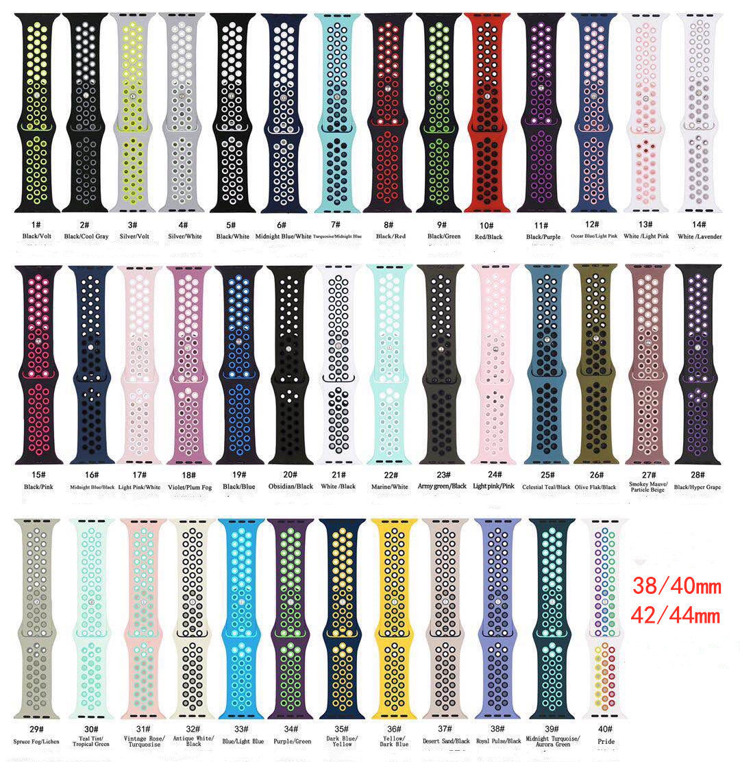 Watch Strap Rubber Silicone Strap