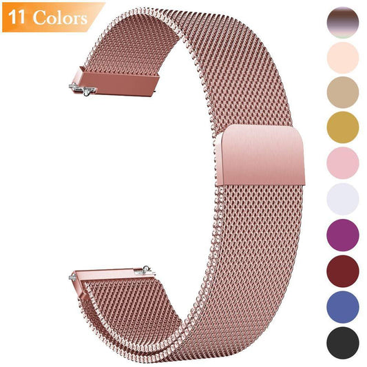 Stainless Steel Suction Tape Flat Head Watch Strap