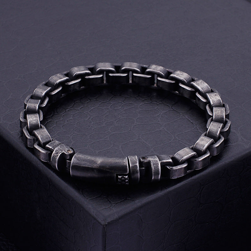 Fashion Titanium Steel Bracelet Casting Personality Trendy Men's Bracelet