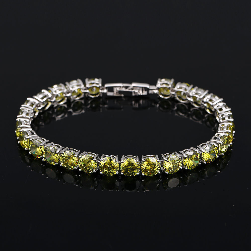 BeaQueen Bridesmaids Luxury CZ Crystal Jewelry Brilliant