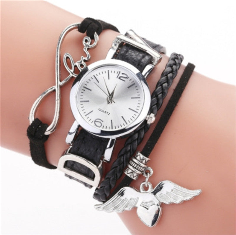 Fashion Quartz Watch Casual Woven Belt Watch