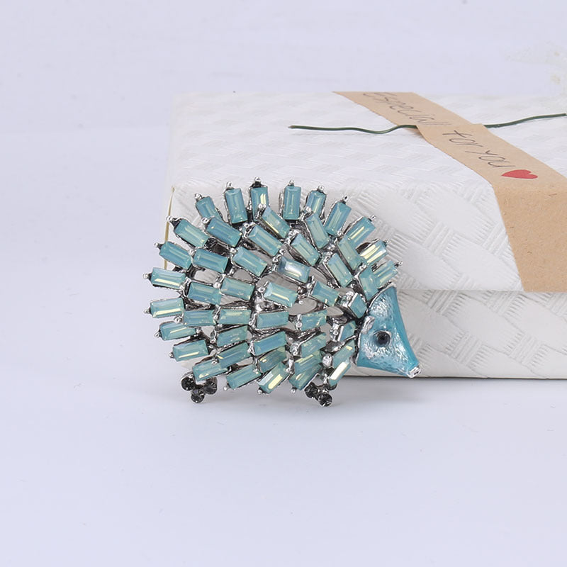 Rhinestone Hedgehog Brooch Brooch All-match Clothing Accessories Brooch